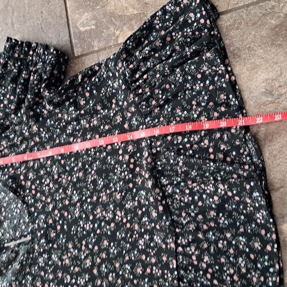 Hippie Rose Peplum Blouse Size M - Picture 3 of 3